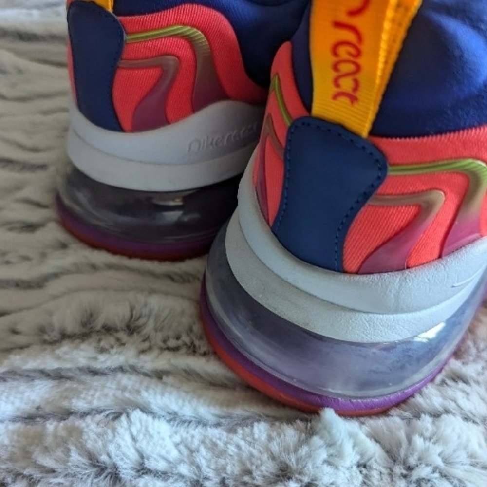 Nike Multicolor Athletic Sneakers — Pink/Green/Blue - Picture 8 of 12
